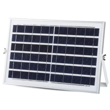 Regulowany jasem solarny reflektor LED/12W/3,2V 6000K IP65 5000 mAh + pilot zdalnego sterowania
