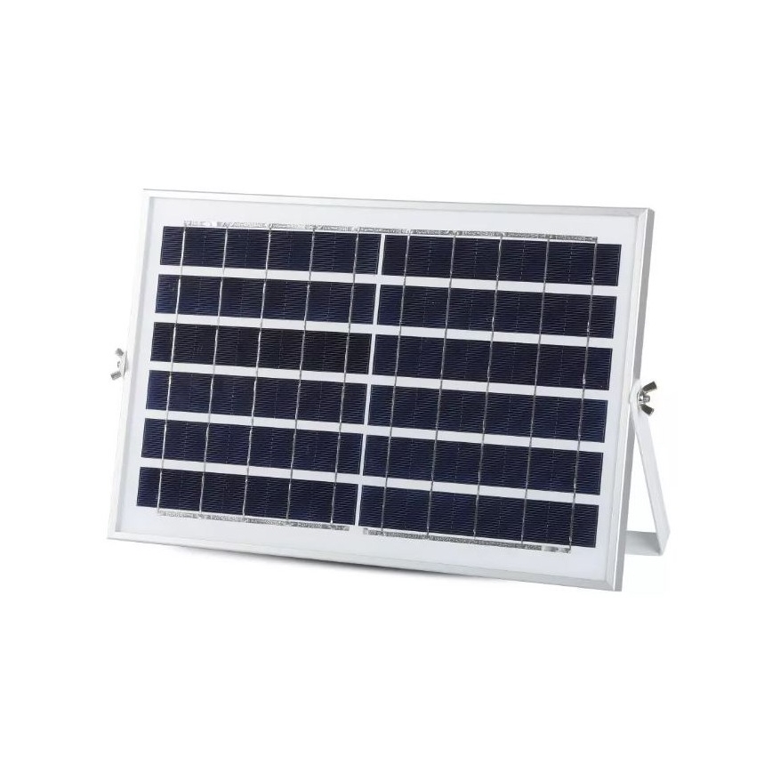 Regulowany jasem solarny reflektor LED/12W/3,2V 6000K IP65 5000 mAh + pilot zdalnego sterowania