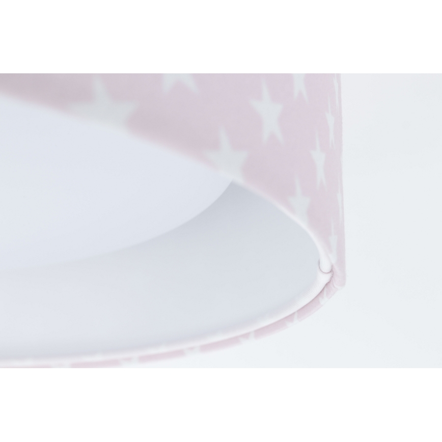 LED Regulowane oświetlenie sufitowe dla dzieci SMART GALAXY KIDS LED/24W/230V 3000-6500K gwiazdki różowo-białe + pilot do zdalnego sterowania