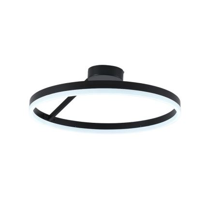 LED Stmívatelný přisazený lustr LED/40W/230V 3000-6500K černá + dálkové ovládání