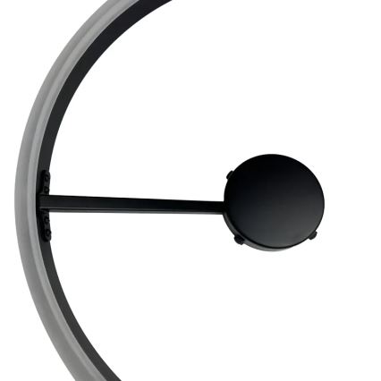 LED Stmívatelný přisazený lustr LED/40W/230V 3000-6500K černá + dálkové ovládání