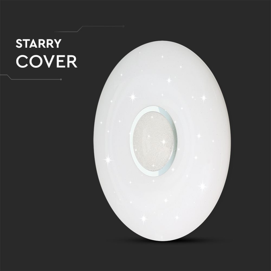 LED Regulowane oświetlenie sufitowe LED/40W/230V 3000K/4000K/6500K śr. 49 cm + pilot do zdalnego sterowania