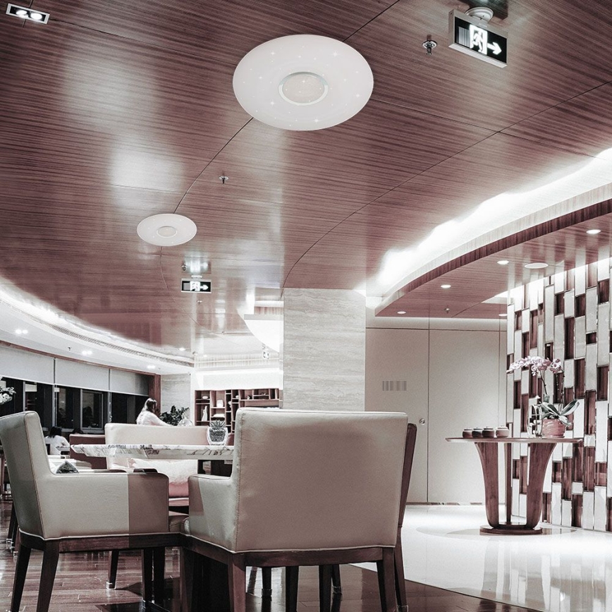 LED Regulowane oświetlenie sufitowe LED/40W/230V 3000/4000/6500K śr. 39 cm + pilot do zdalnego sterowania