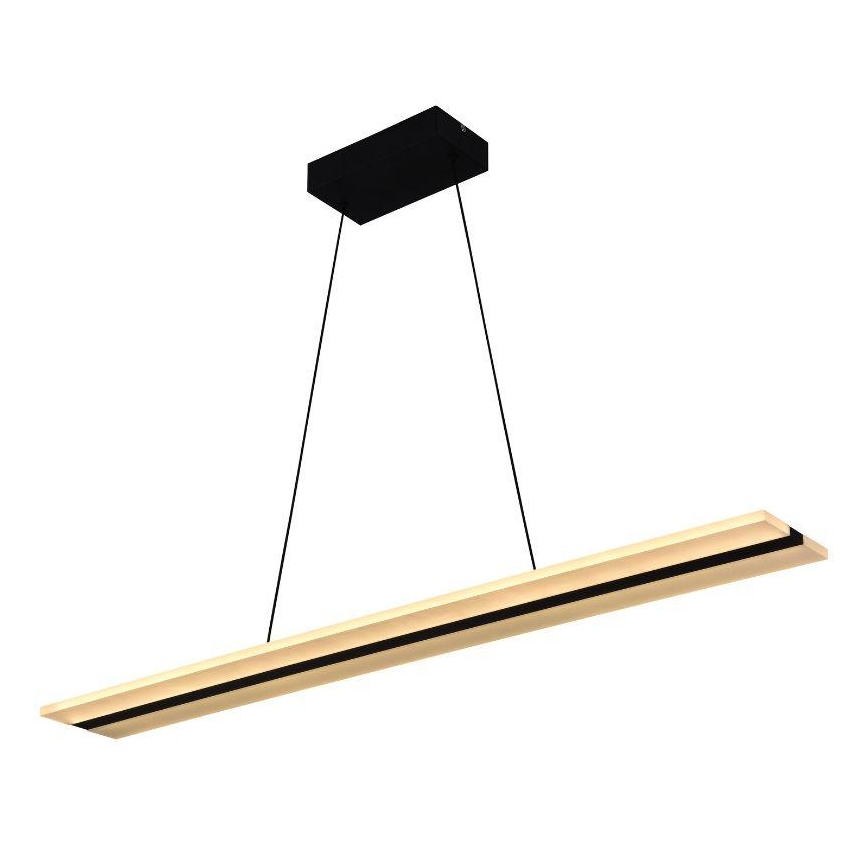 Lampa sufitowa LED ściemnialna na linkach LED/40W/230V 3000-6500K czarna + pilot do zdalnego sterowania