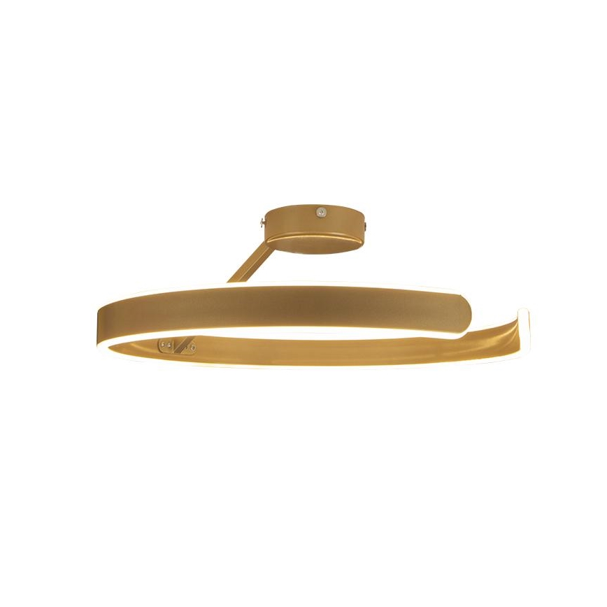 Lampa sufitowa LED ściemnialna LED/72W/230V 3000-6500K złota + pilot do zdalnego sterowania