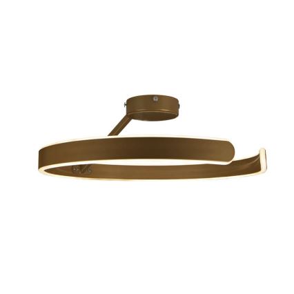 Lampa sufitowa LED ściemnialna LED/72W/230V 3000-6500K złota + pilot do zdalnego sterowania