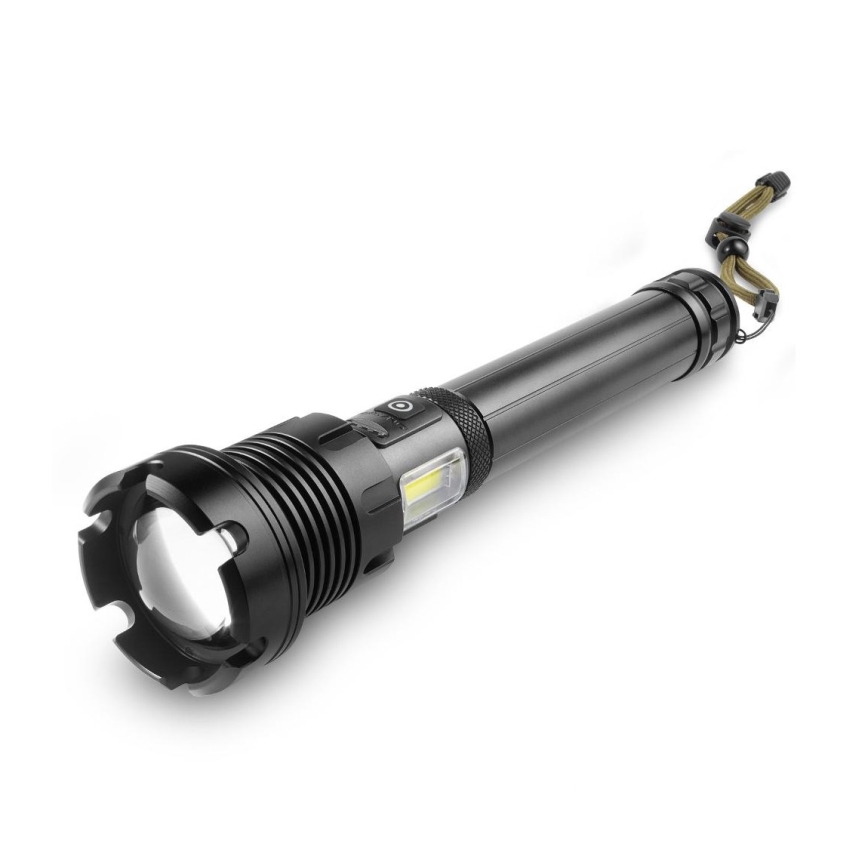 LED Akumulatorowa aluminiowa latarka z funkcją powerbanku LED/4400 mAh 2200 lm IP44