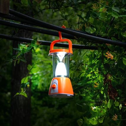 LED Ściemnialna akumulatorowa lampa solarna z funkcją power banku LED/230V 710 błyszcz. 1600 mAh