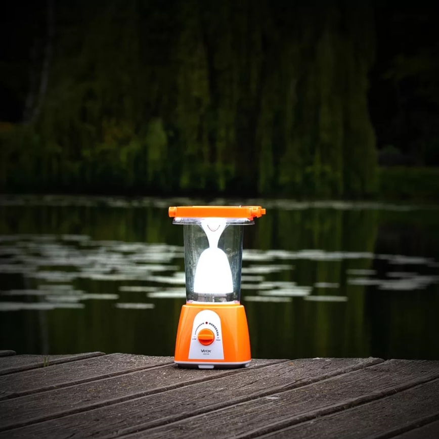 LED Ściemnialna akumulatorowa lampa solarna z funkcją power banku LED/230V 710 błyszcz. 1600 mAh