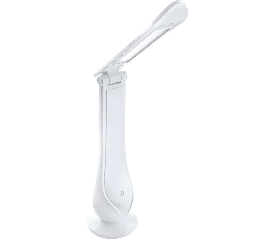 LED Akumulatorowa lampa stołowa LILLY LED/4W/5V 1200 mAh biała