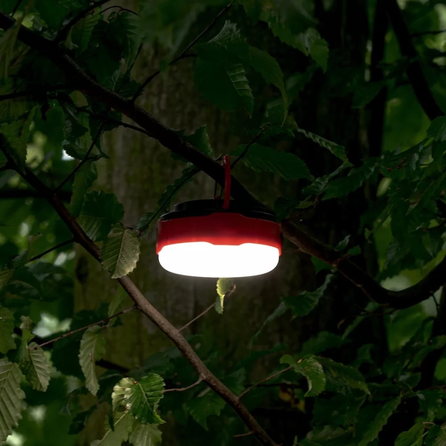LED Ściemnialna akumulatorowa latarka solarna z funkcją power banku LED/3W/5V 3000/4000/6500K IPX6 500 błyszcz. 2000 mAh