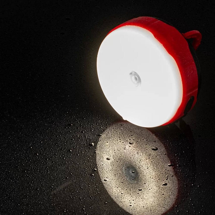 LED Ściemnialna akumulatorowa latarka solarna z funkcją power banku LED/3W/5V 3000/4000/6500K IPX6 500 błyszcz. 2000 mAh