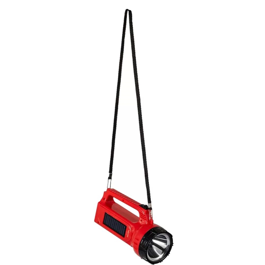 LED akumulatorowa latarka solarna LED/7W/230V 400 błyszcz. 3200 mAh