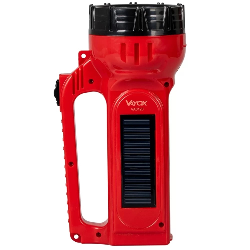 LED akumulatorowa latarka solarna LED/7W/230V 400 błyszcz. 3200 mAh