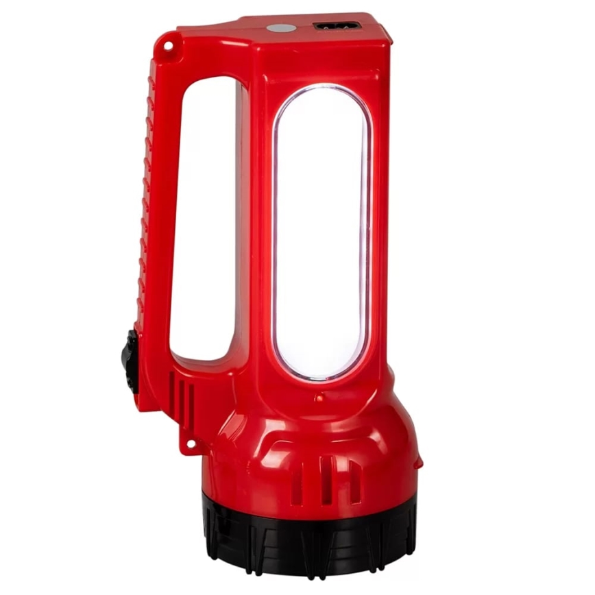 LED akumulatorowa latarka solarna LED/7W/230V 400 błyszcz. 3200 mAh