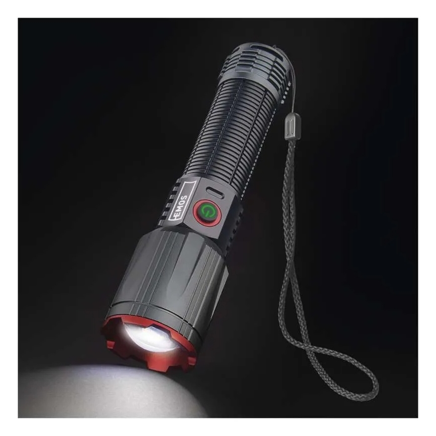 LED akumulatorowa żelazna latarka LED/5V 3000 błyszcz. 5000 mAh IP43