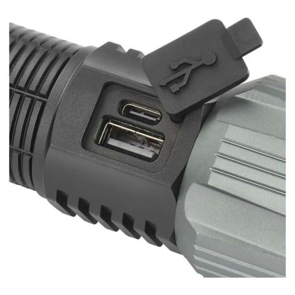 LED akumulatorowa żelazna latarka LED/5V 3000 błyszcz. 5000 mAh IP43