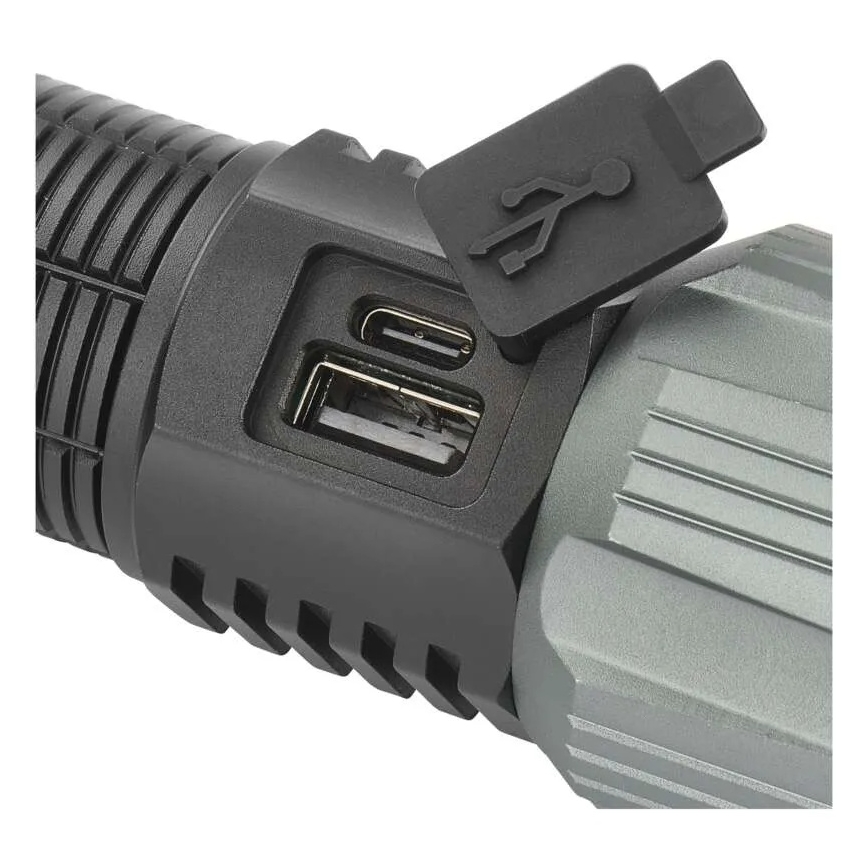 LED akumulatorowa żelazna latarka LED/5V 3000 błyszcz. 5000 mAh IP43