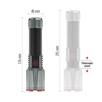 LED akumulatorowa żelazna latarka LED/5V 3000 błyszcz. 5000 mAh IP43