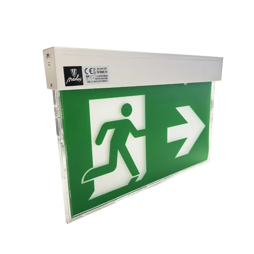 LED Awaryjna lampa LED/2W/230V 6000K 1500 mAh