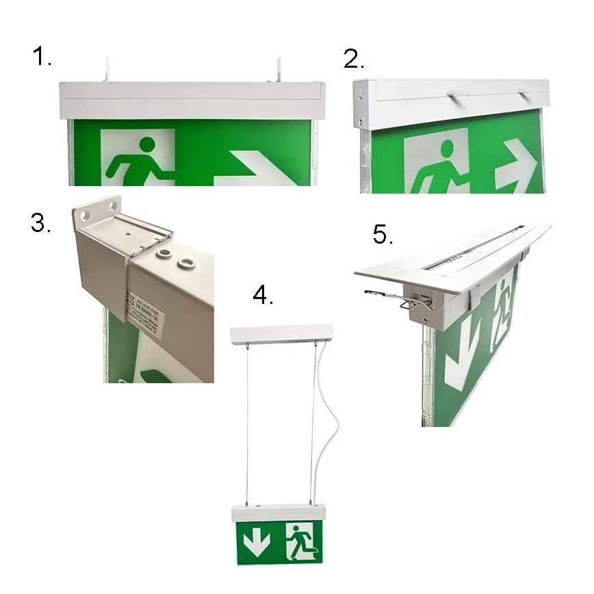 LED Awaryjna lampa LED/2W/230V 6000K 1500 mAh