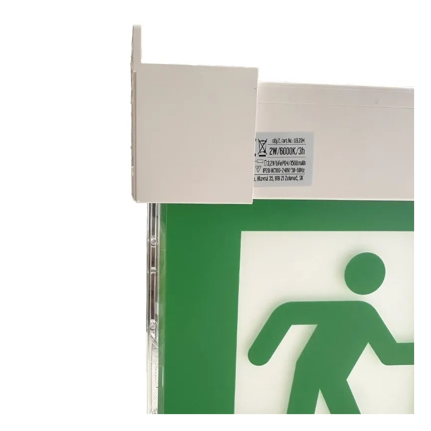 LED Awaryjna lampa LED/2W/230V 6000K 1500 mAh