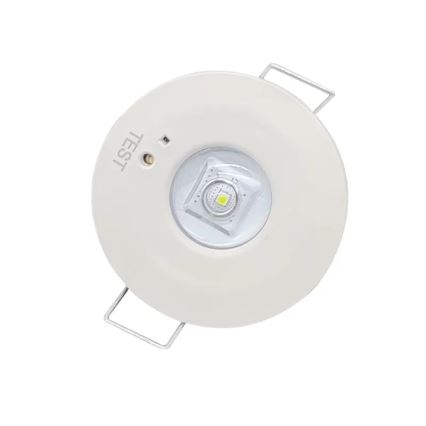 LED Awaryjna oprawa wpuszczana LED/1,2W/230V 6000K