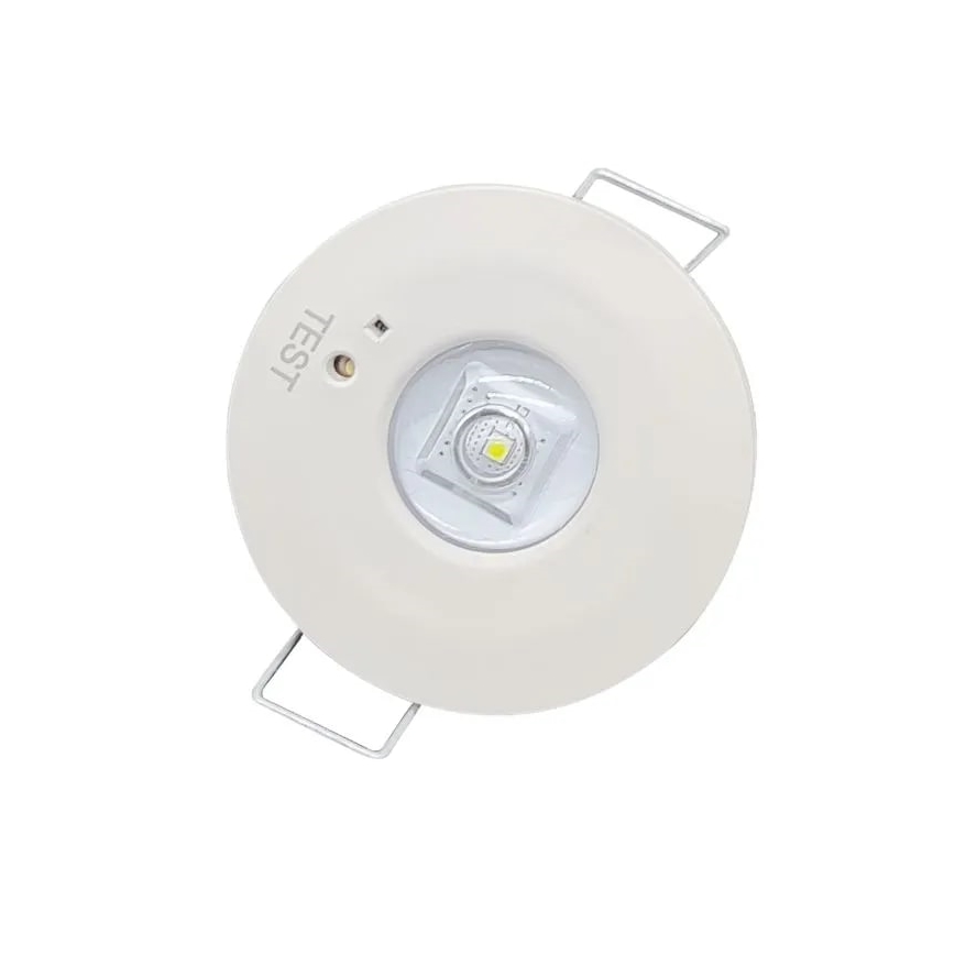 LED Awaryjna oprawa wpuszczana LED/1,2W/230V 6000K