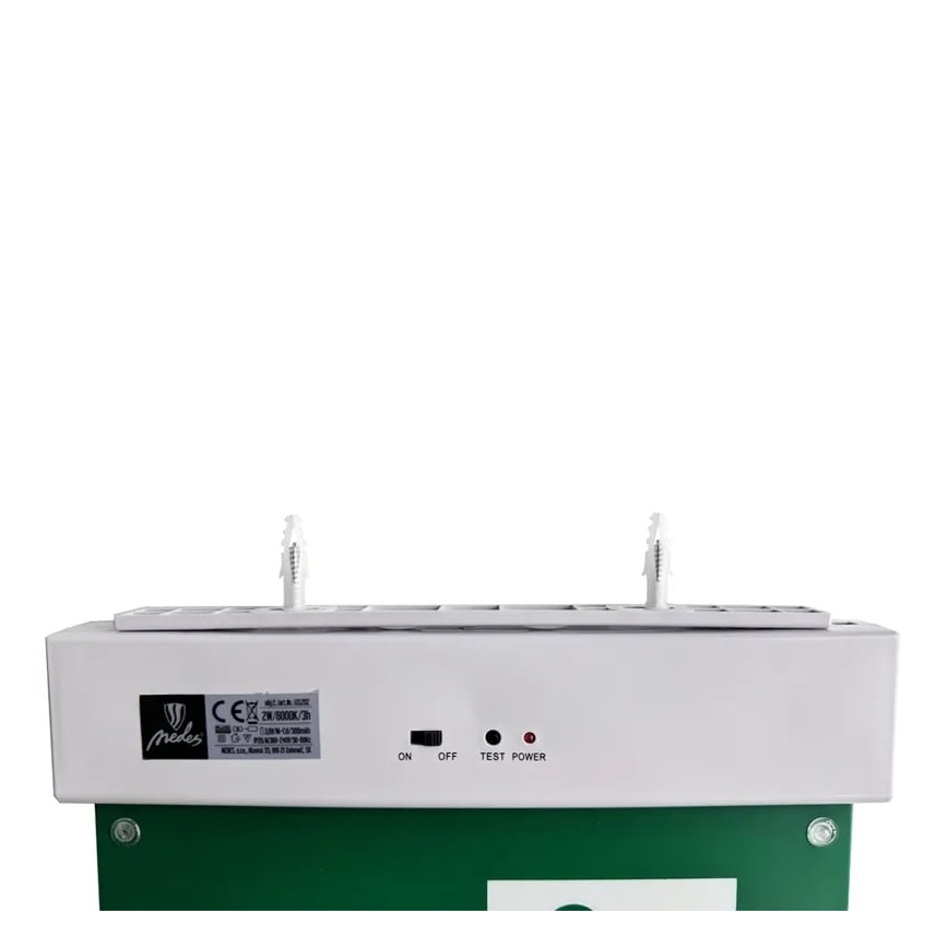 LED Awaryjna lampa LED/2W/230V 6000K 300 mAh
