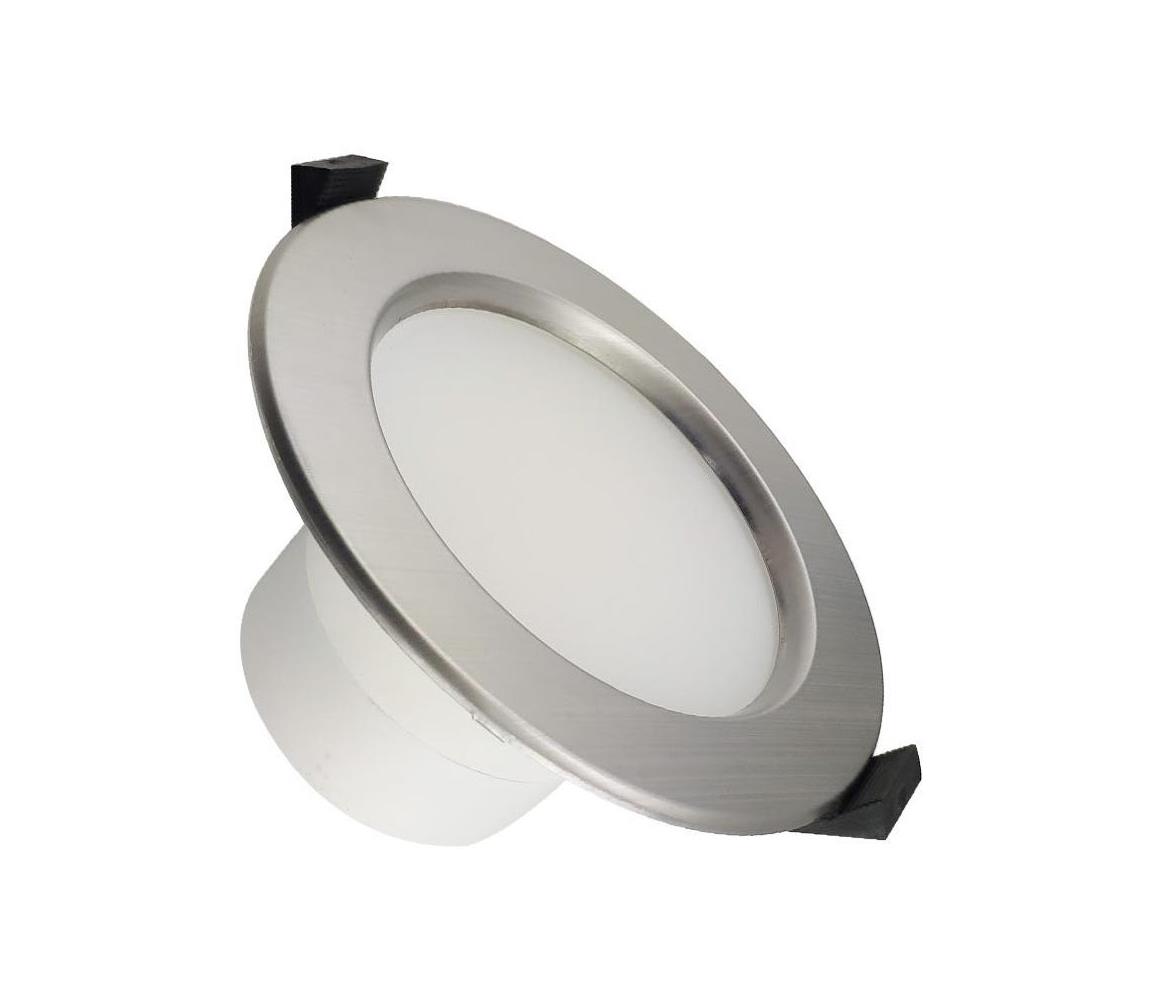 LED Łazienkowa oprawa wpuszczana LED/10W/230V 4000K srebrny IP44