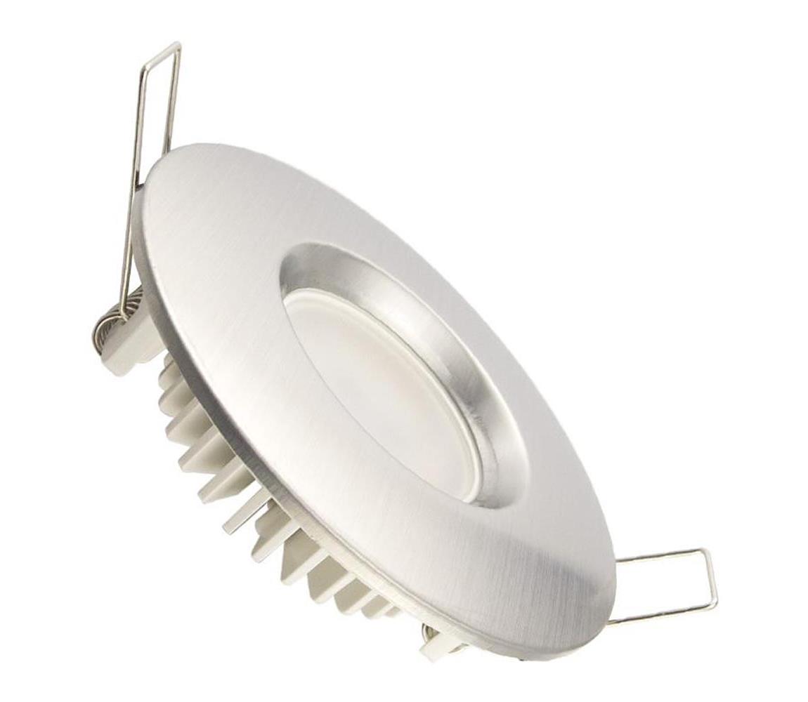 LED Łazienkowa oprawa wpuszczana LED/7W/230V 4000K srebnra IP44