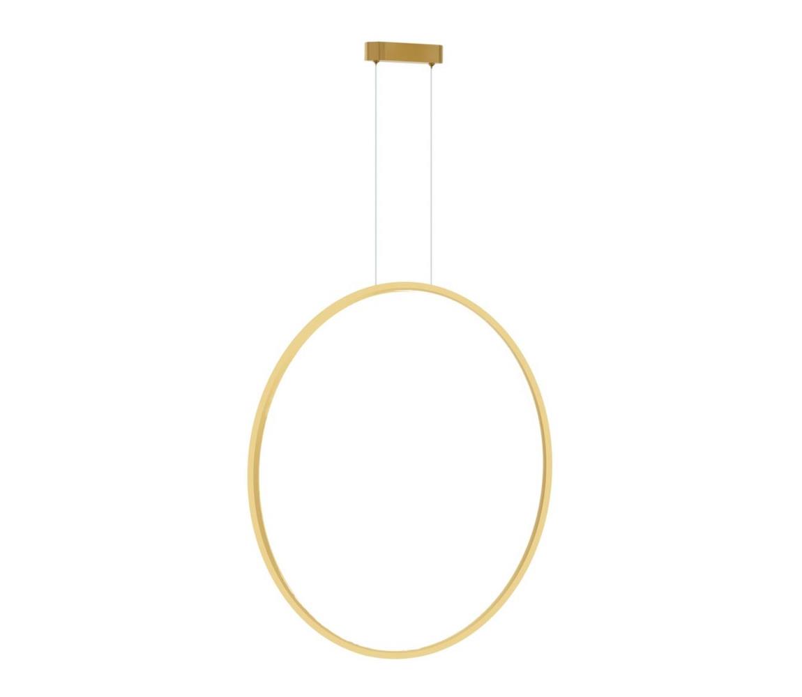LED Łazienkowy żyrandol na lince SATURNO LED/46W/230V IP44 złoty