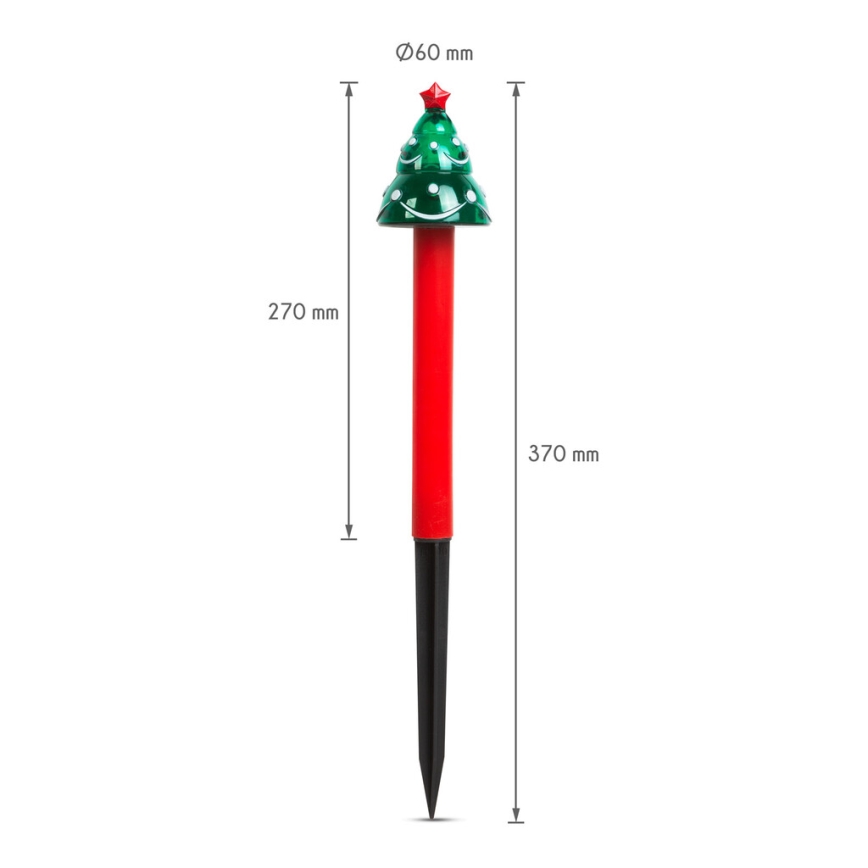 LED Bożonarodzeniowa lampa solarna LED/1,2V IP44 drzewko