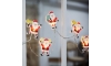 LED Bożonarodzeniowy łańcuch z przyssawkami 6xLED/2xAA 1,2m ciepła biel Mikołaj