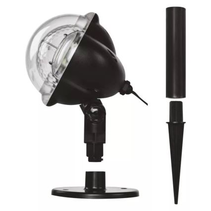 LED Bożonarodzeniowy projektor zewnetrzny LED/3,6W/230V IP44 ciepła/zimna biel