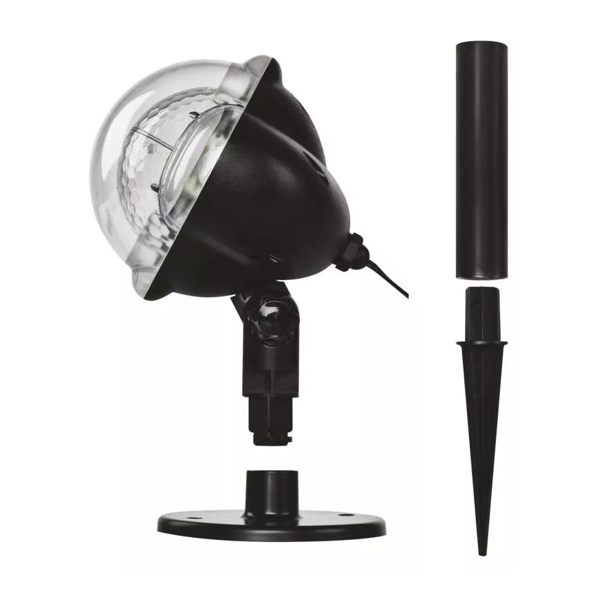 LED Bożonarodzeniowy projektor zewnetrzny LED/3,6W/230V IP44 ciepła/zimna biel