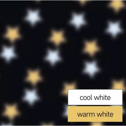 LED Bożonarodzeniowy projektor zewnetrzny LED/3,6W/230V IP44 ciepła/zimna biel