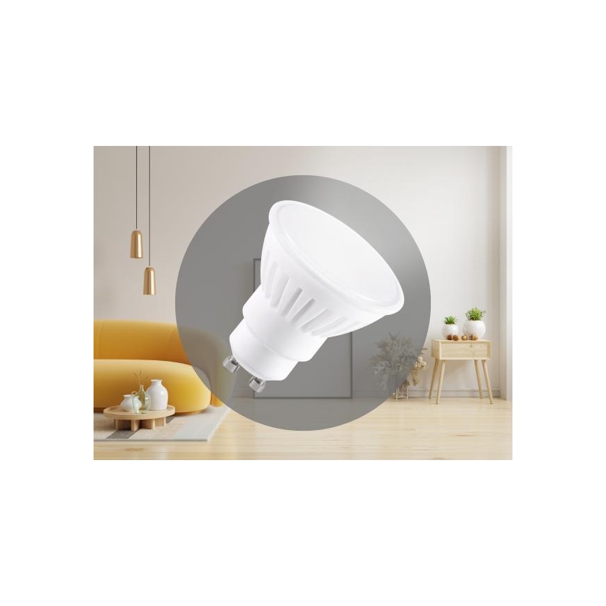 LED Ceramiczna żarówka GU10/9,5W/230V 4000K
