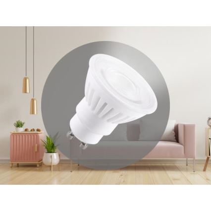 LED Ceramiczna żarówka GU10/9,5W/230V 4000K