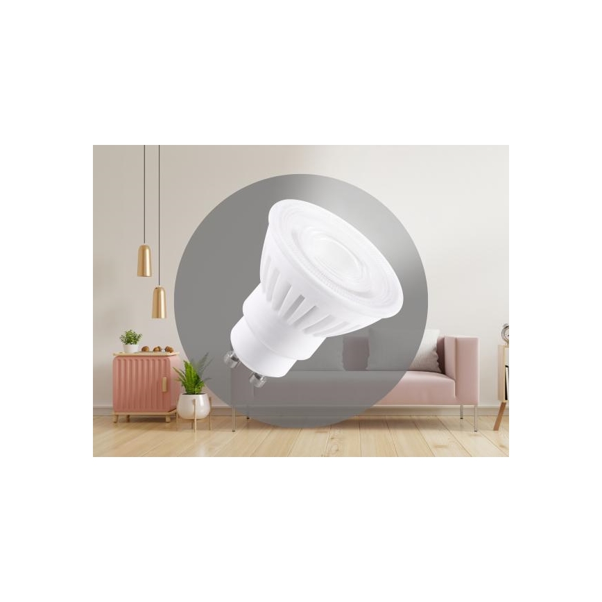 LED Ceramiczna żarówka GU10/9,5W/230V 4000K