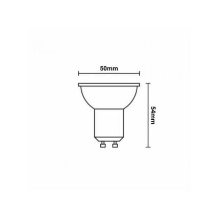 LED Ceramiczna żarówka GU10/9,5W/230V 4000K