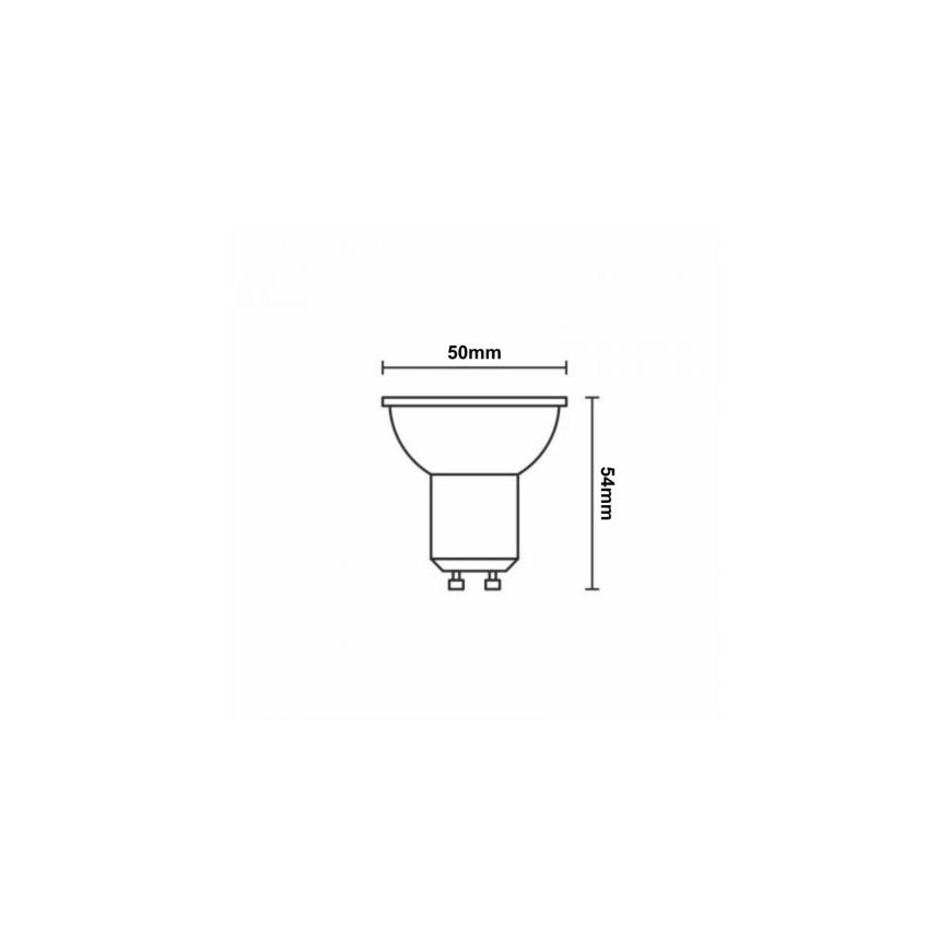 LED Ceramiczna żarówka GU10/9,5W/230V 4000K