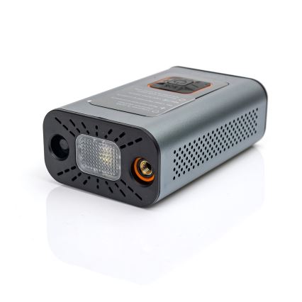 LED Cyfrowy kompresor kieszonkowy 3w1 4000 mAh 5W czarny