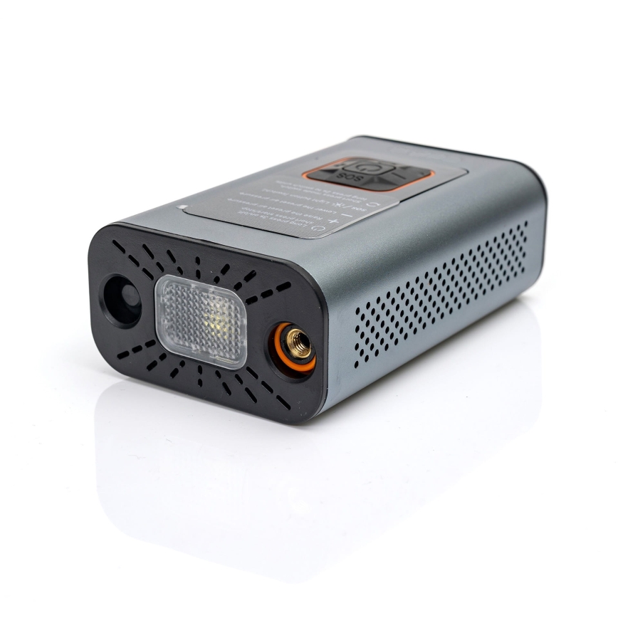 LED Cyfrowy kompresor kieszonkowy 3w1 4000 mAh 5W czarny