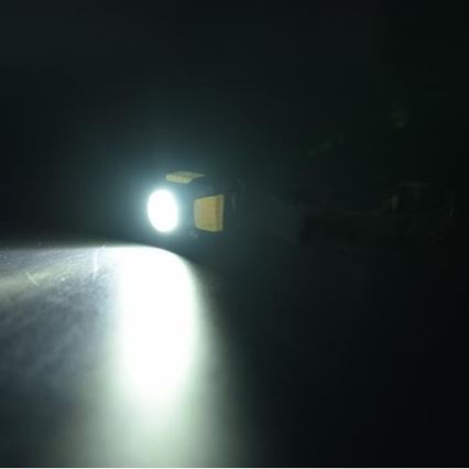 LED Czołówka 2xLED/5W/3xAAA + LED/3W