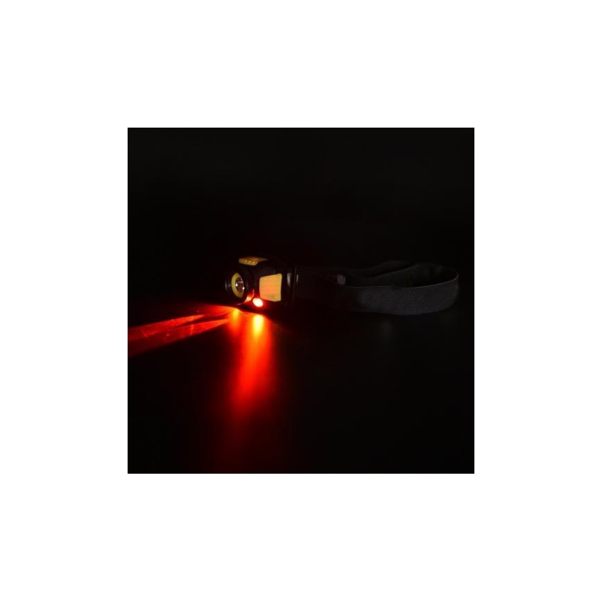LED Czołówka 2xLED/5W/3xAAA + LED/3W