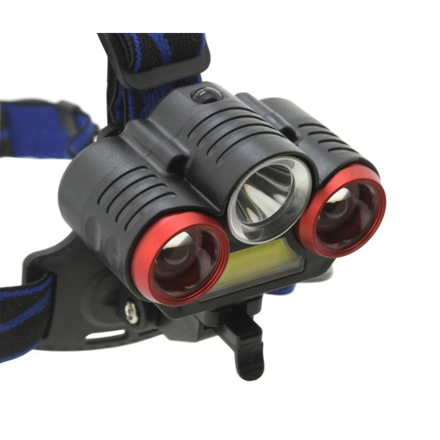 LED Czołówka akumulatorowa LED/USB 670lm