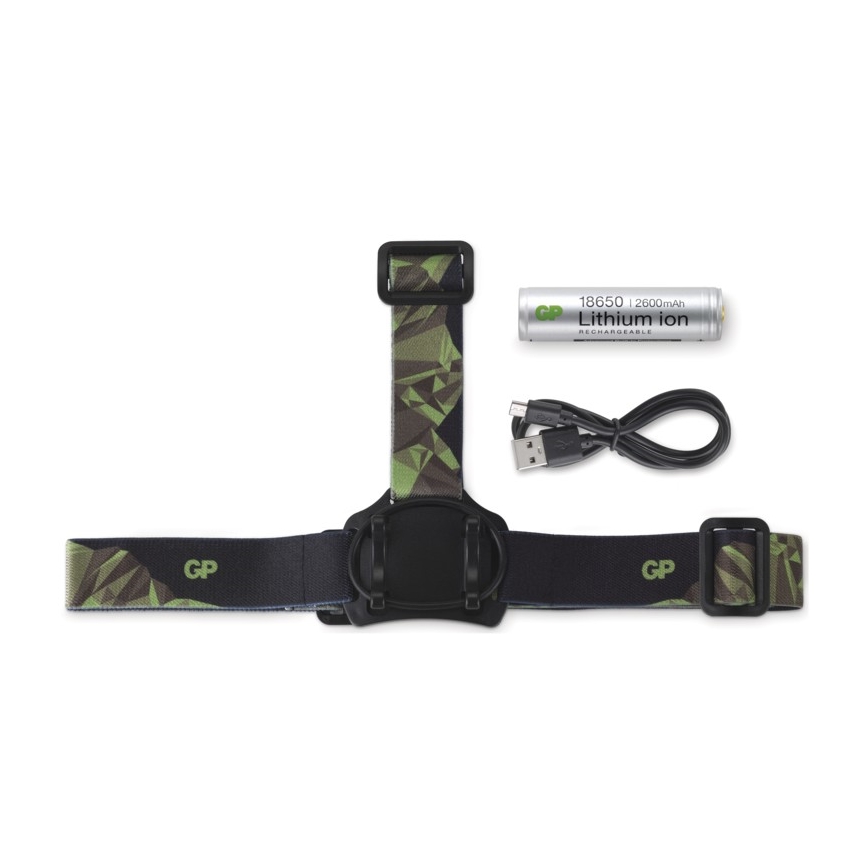 LED Czołówka GP DISCOVERY CHR35 LED/3,7V/2600mAh