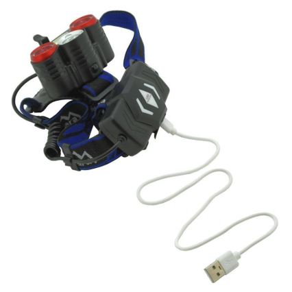 Latarka czołowa LED z ładowaniem USB 670 lm 3000 mAh