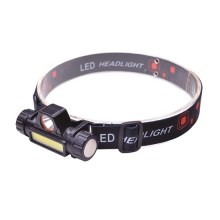LED Czołówka ładowana LED/3W/COB/USB